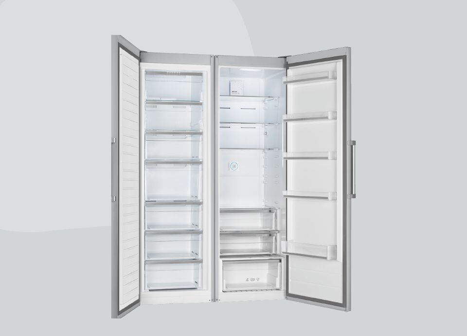 Réfrigérateur et congélateur associés