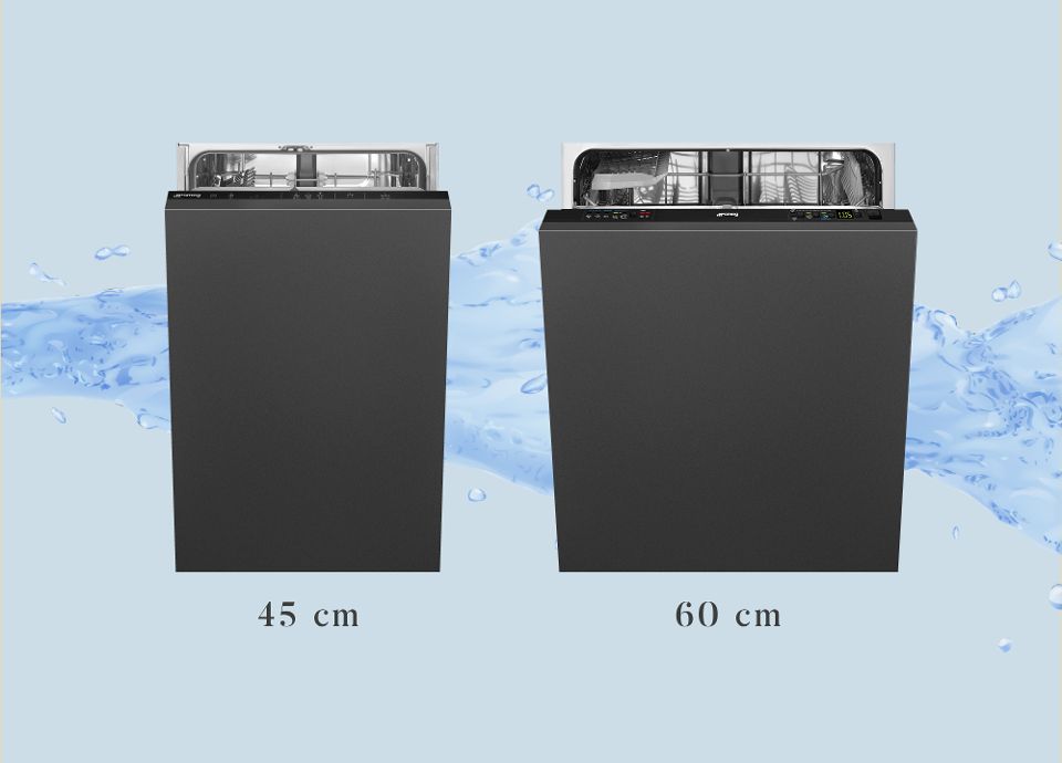 Les lave-vaisselle SMEG, Des équipements de taille
