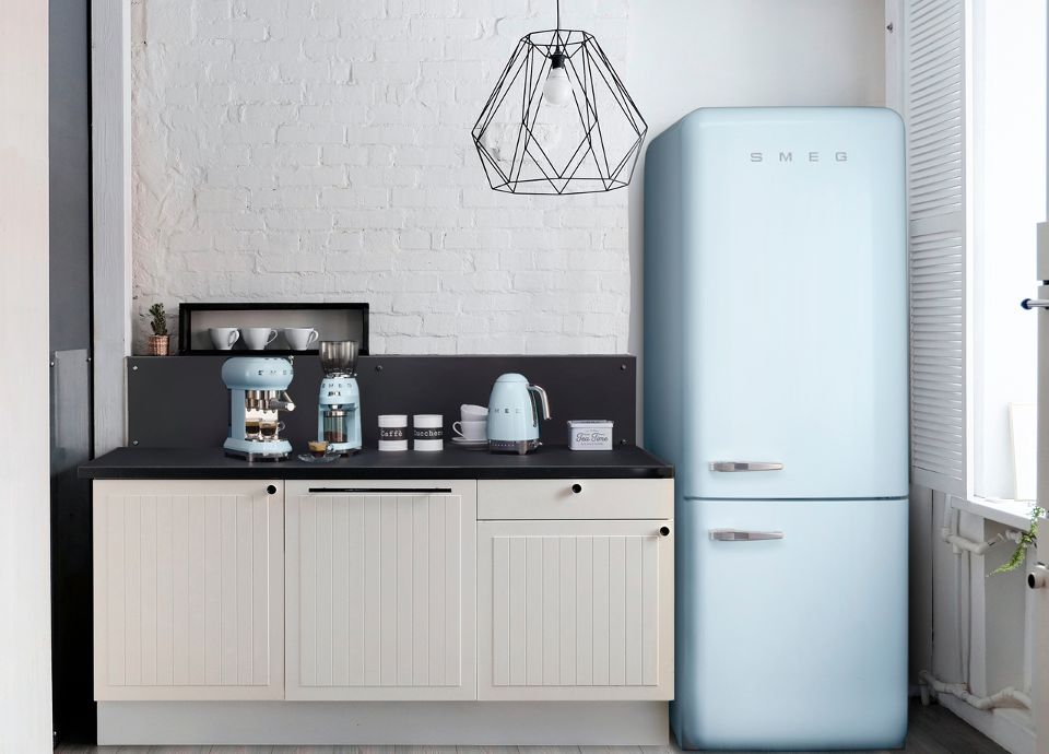 Les couleurs Pastel à l'honneur en décoration avec l'électroménager SMEG France