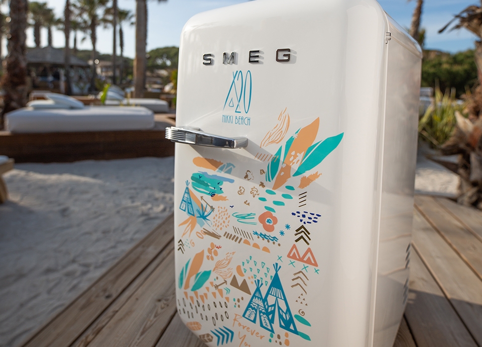 nikki beach smeg collaboration