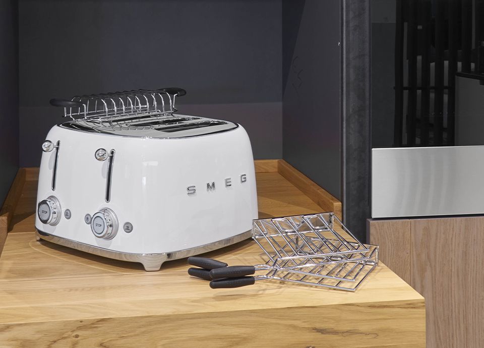 Les accessoires optionnels des toasters Smeg