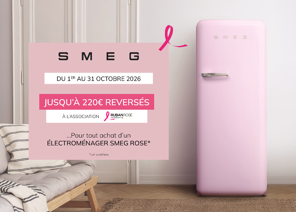 SMEG soutient l'association ruban rose pour l'opération octobre rose 2026