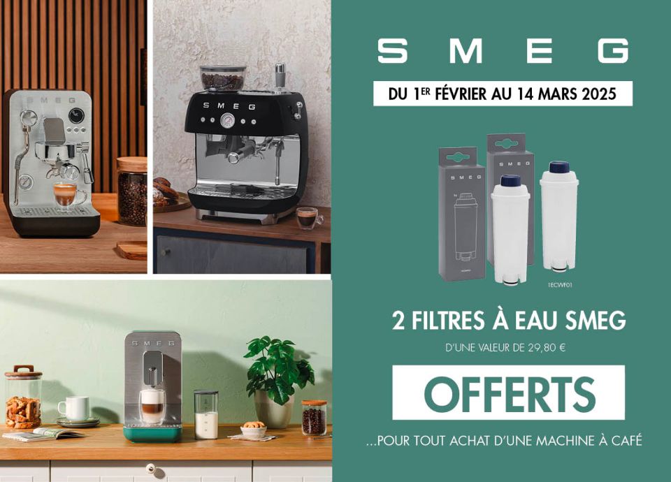 PROMOTION - 2 FILTRES À EAU OFFERTS !