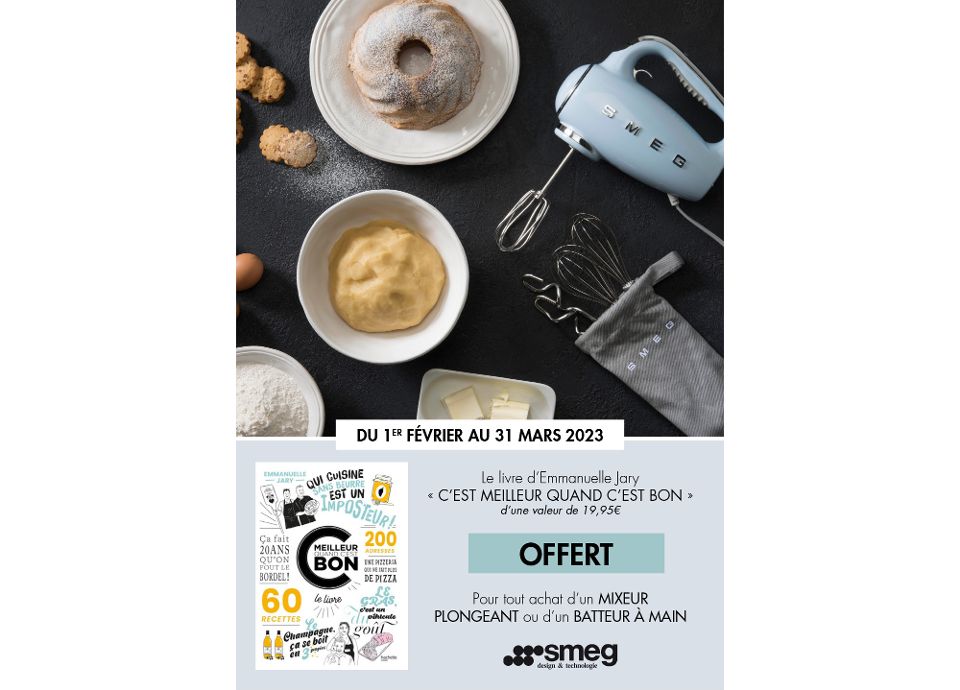 Pour tout achat d'un Robot sur Socle, SMEG vous propose 5 ans de garantie offerte ! | Smeg France