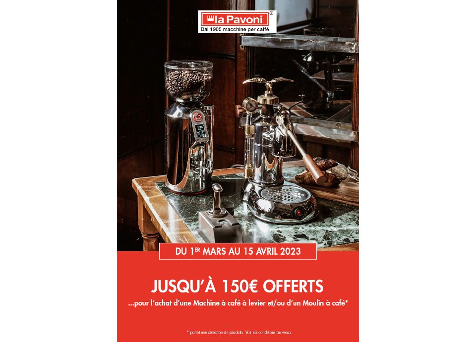Offre de remboursement la pavoni