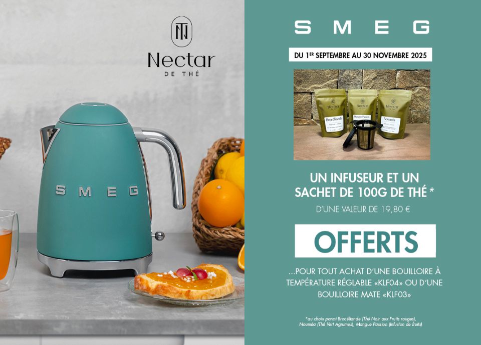 PROMOTION - UN INFUSEUR ET UN SACHET DE THÉ OFFERT