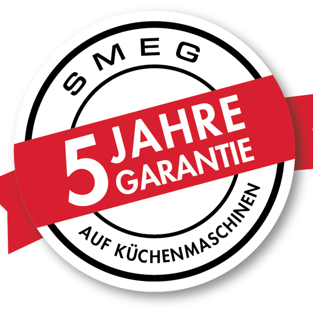 5 Jahre Garantie auf  Küchenmaschinen von Smeg