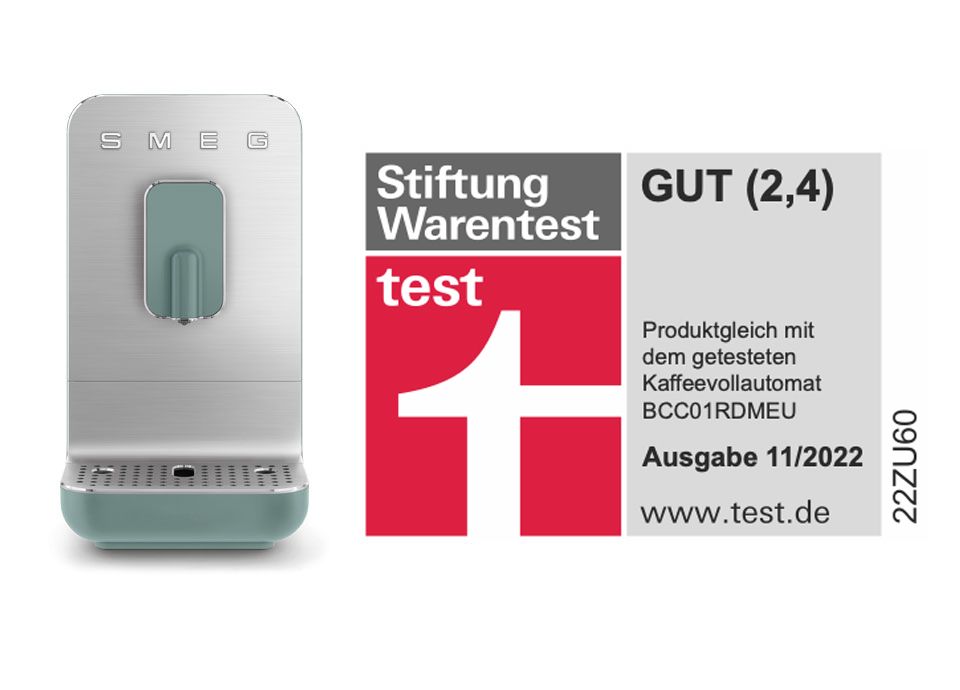 Stiftung Warentest bewertet SMEG mit GUT