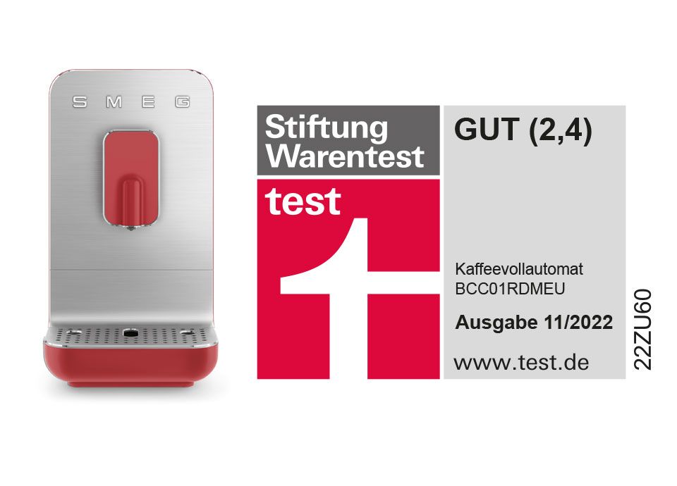 Stiftung Warentest bewertet SMEG mit GUT