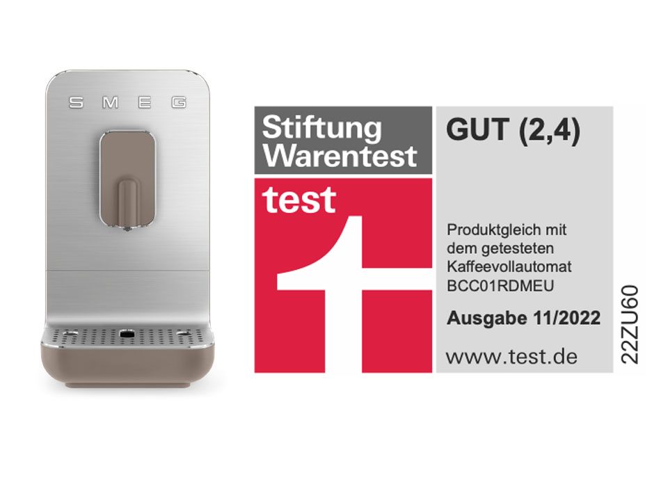 Stiftung Warentest bewertet SMEG mit GUT