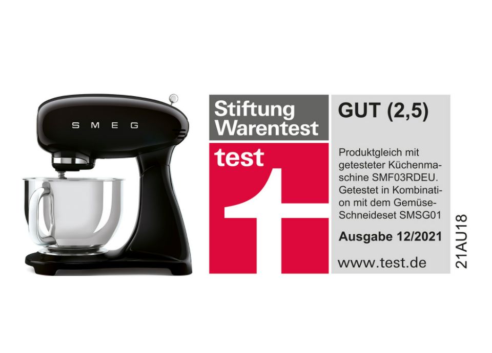 Stiftung Warentest bewertet SMEG mit GUT