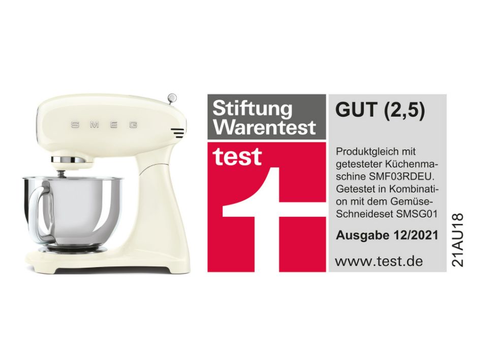 Stiftung Warentest bewertet SMEG mit GUT