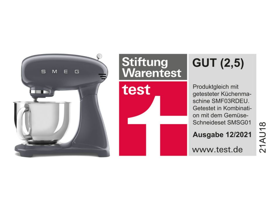 Stiftung Warentest bewertet SMEG mit GUT