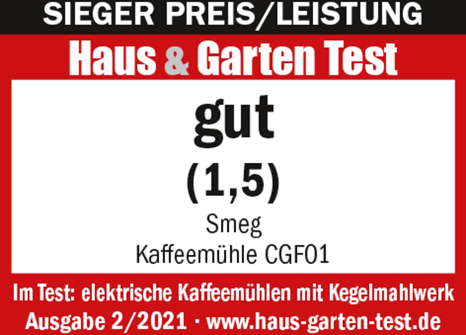 Vítěz v kategorii cena/výkon v testu "Haus & Garten" (Dům a zahrada) 02/2021