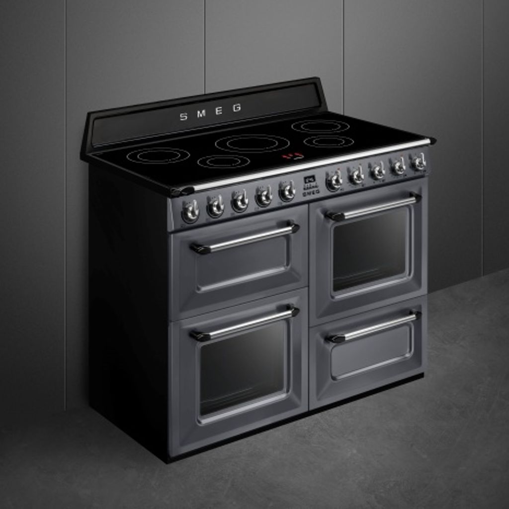 Trendfarben Slate Grey und Matt-Schwarz: Smeg stellt neue Kochzentren und Backöfen aus der Designlinie Victoria vor