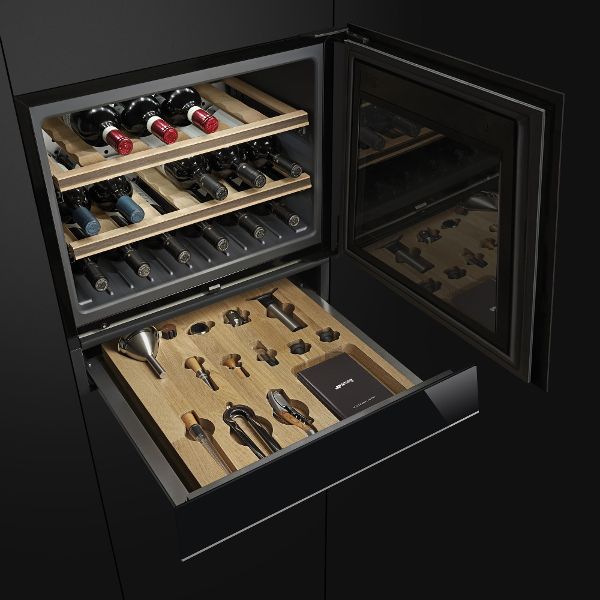 Sommelier-Schubladen von Smeg