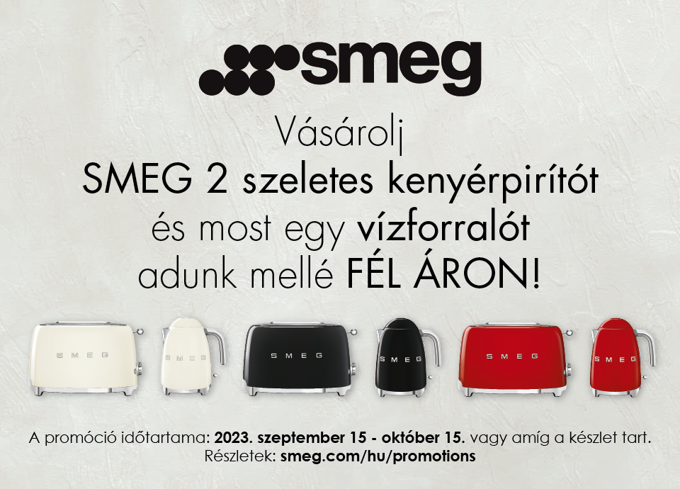 SMEG vízforraló most féláron!