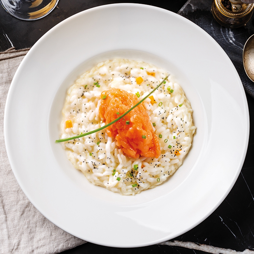 Ricetta salmone con riso cotto sottovuoto