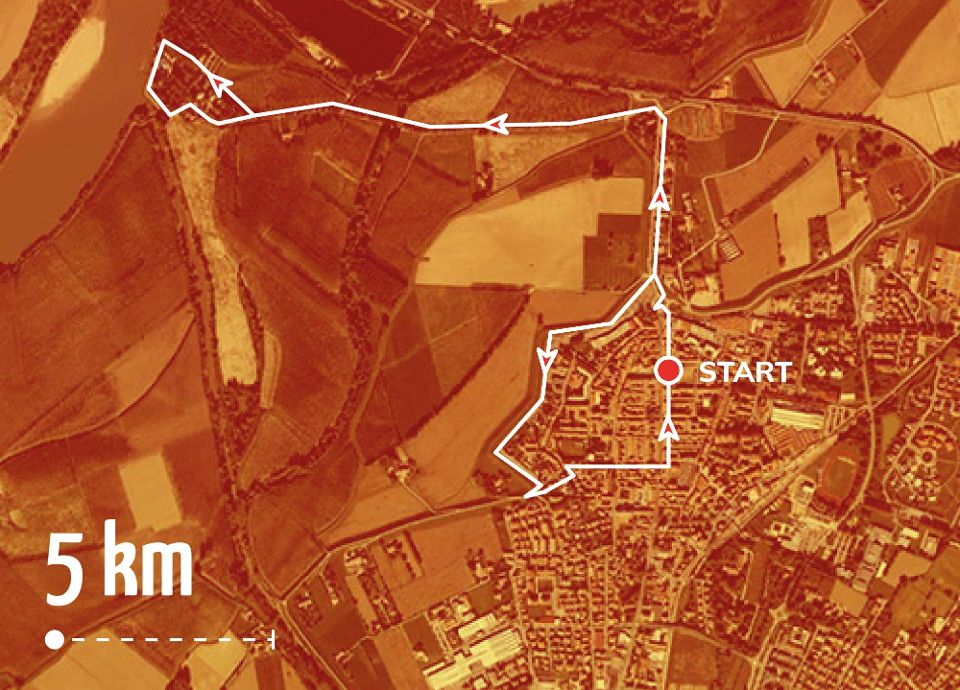 Guastalla Half Marathon - percorso 5 km