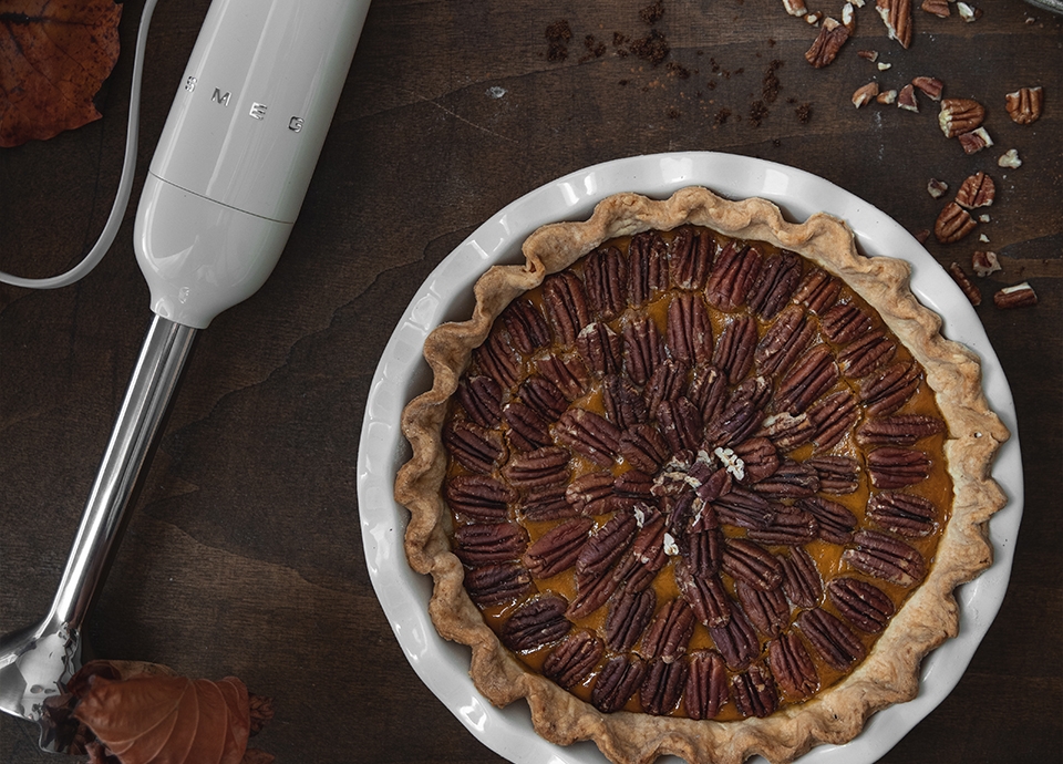 Tarta de calabaza y nueces