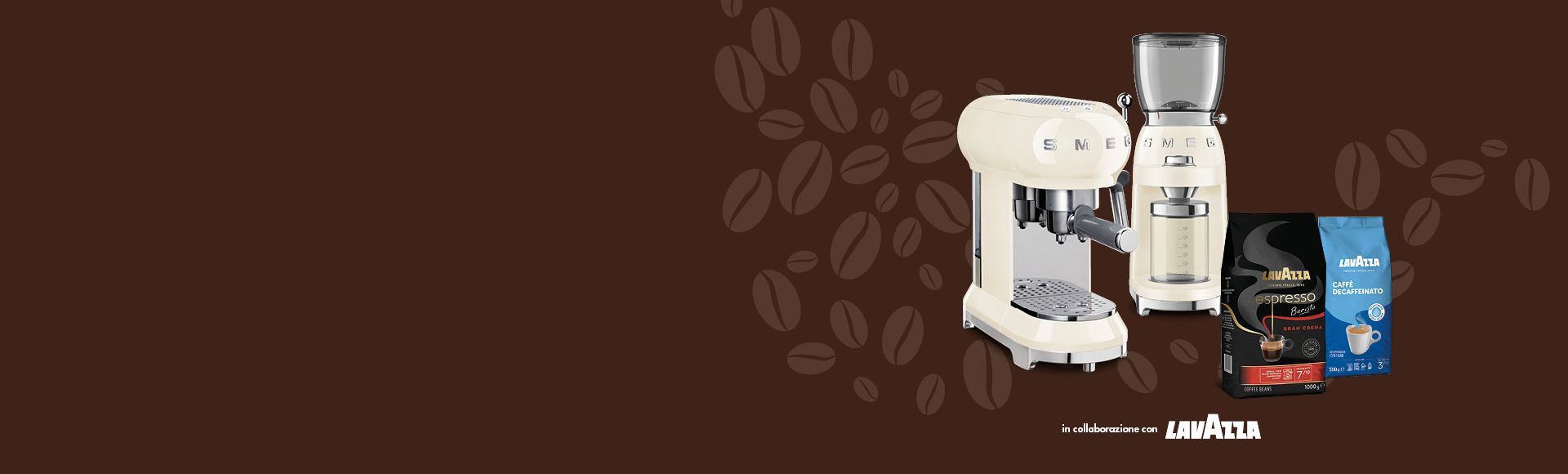 Registra il tuo acquisto per ottenere la fornitura di caffè Lavazza in regalo.
