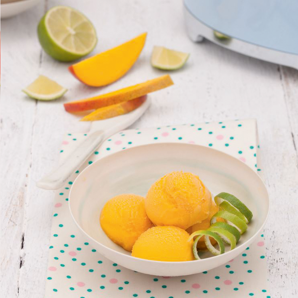 Mango and lime sorbet recipe