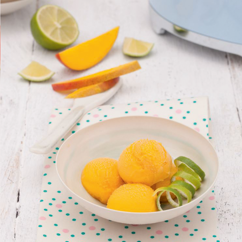 Mango-Limetten Sorbet