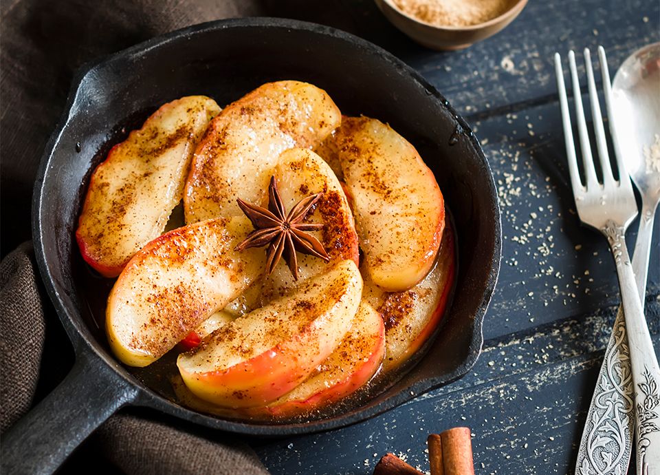 Recette de pommes au four à la cannelle | Smeg