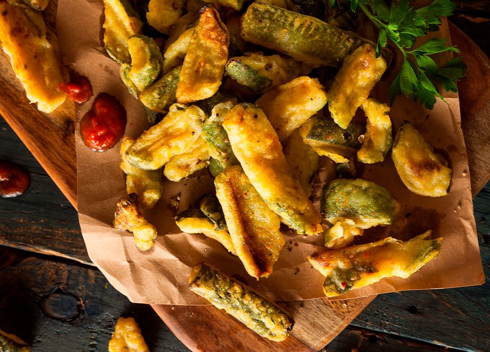 Battered vegetables recipe | Smeg