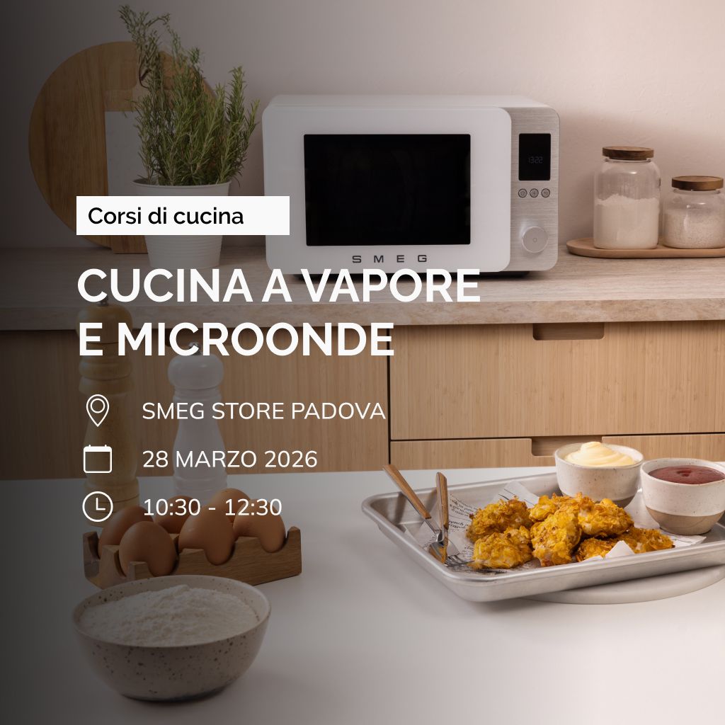 Corso di cucina "La cucina a vapore e microonde" - Padova