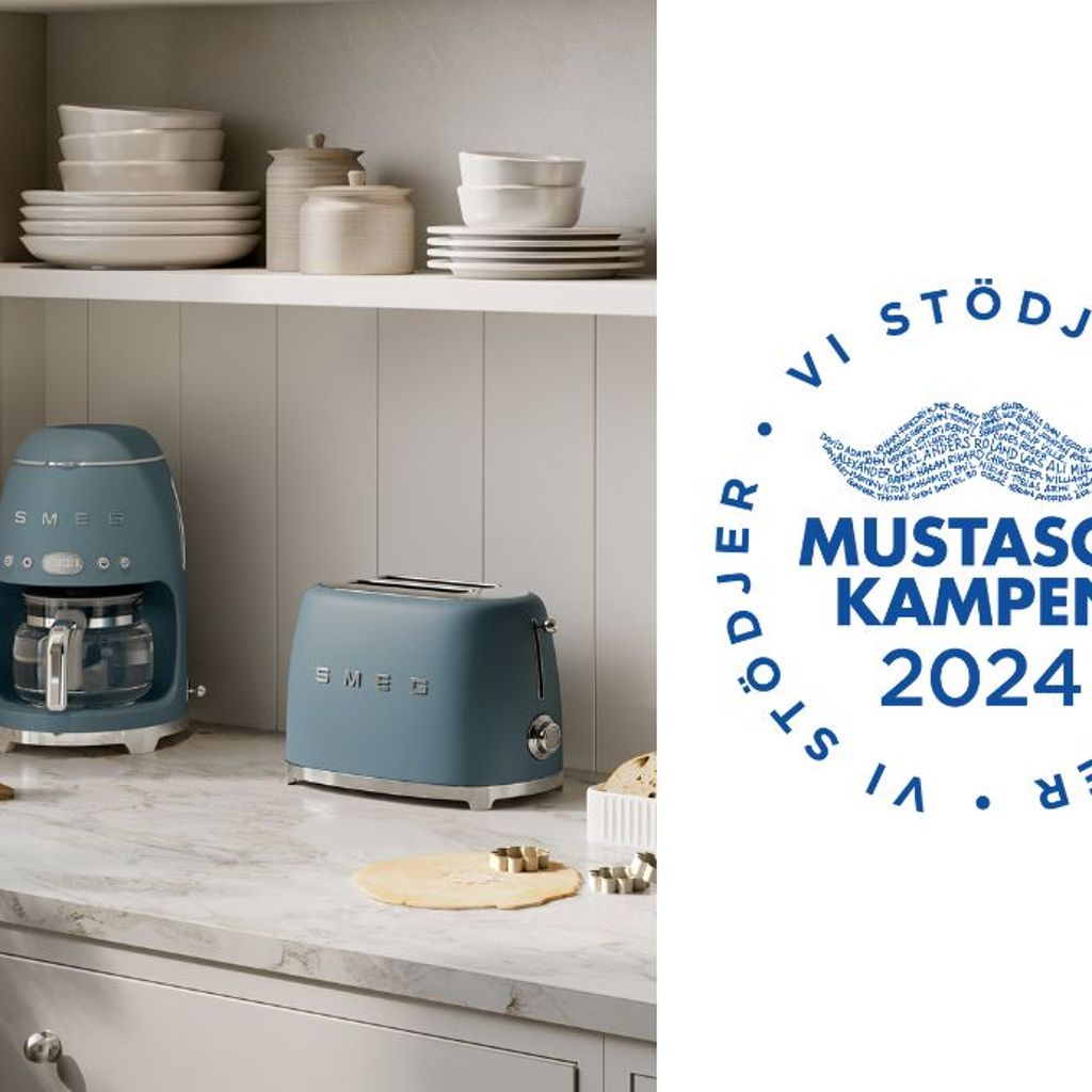 Smeg Nordic stöttar Mustaschkampen