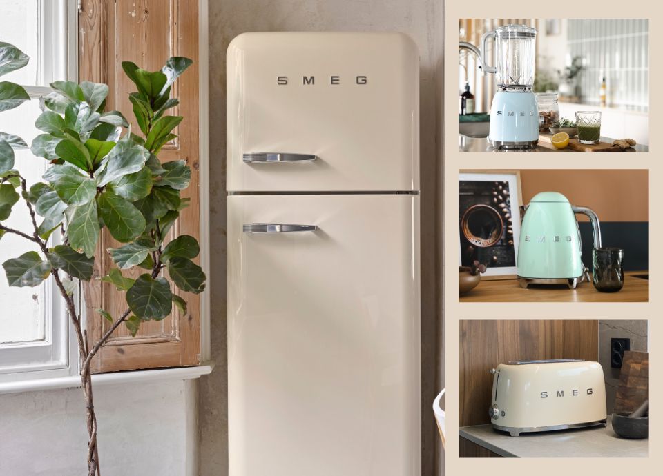 Smeg | Kampagne Køb et køleskab eller opvaskemaskine, få en blender, brødrister eller elkedel