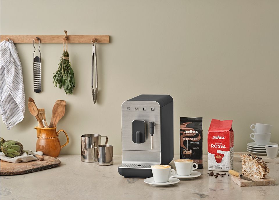 Smeg Coffee guide med Smeg och Lavazza Matlagning med Smeg