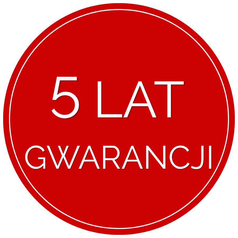 5 lat gwarancji