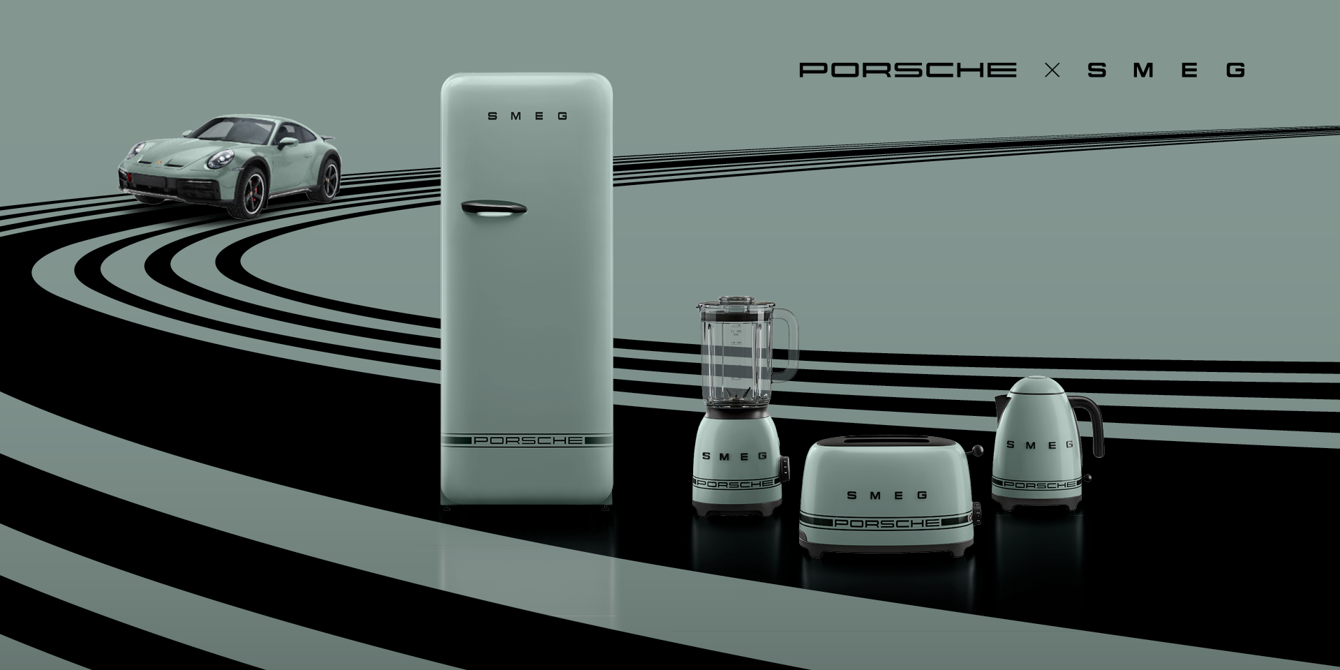 Porsche X Smeg Shade Green