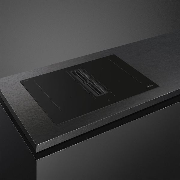 Smeg induction with integrated hood