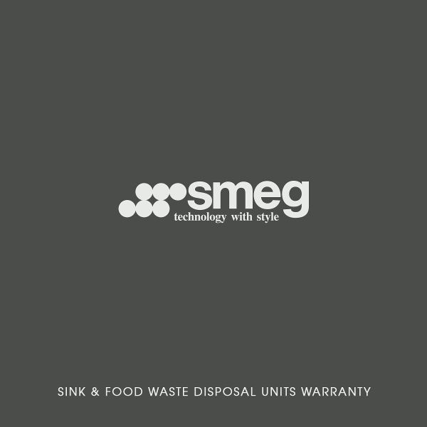 Smeg sink warranty