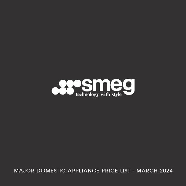 Smeg Large Appliances Pricelist March 2024