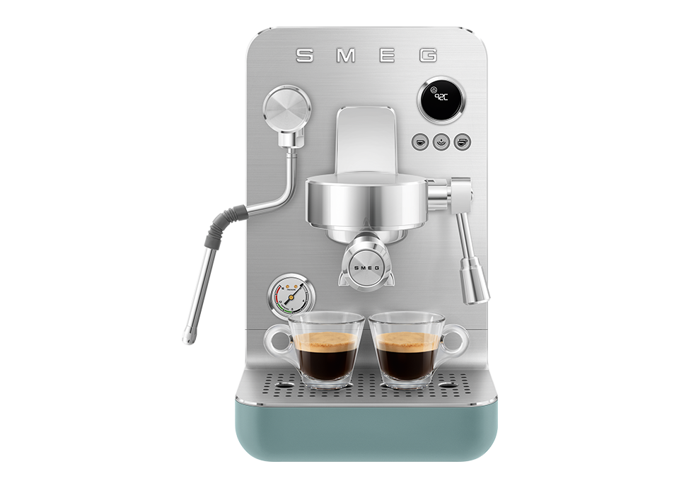 smeg emerald coffee machine