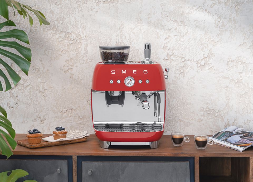 Espresso Coffee Machine with Grinder