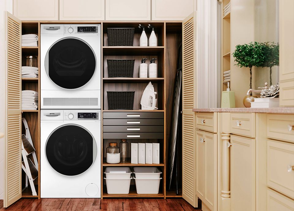 Side-by-side or stacked appliances