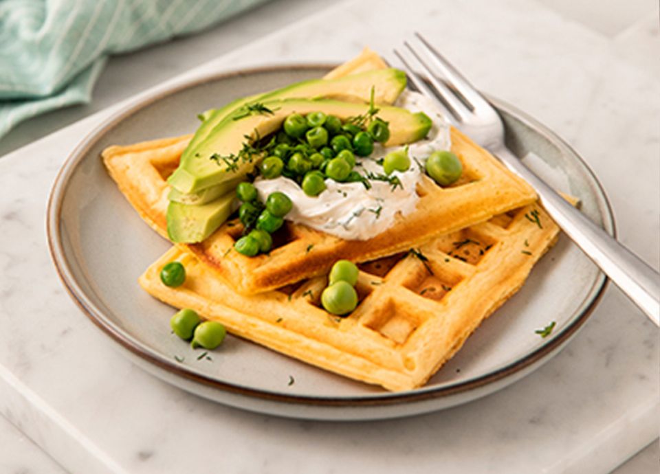Savoury Cheese Waffles
