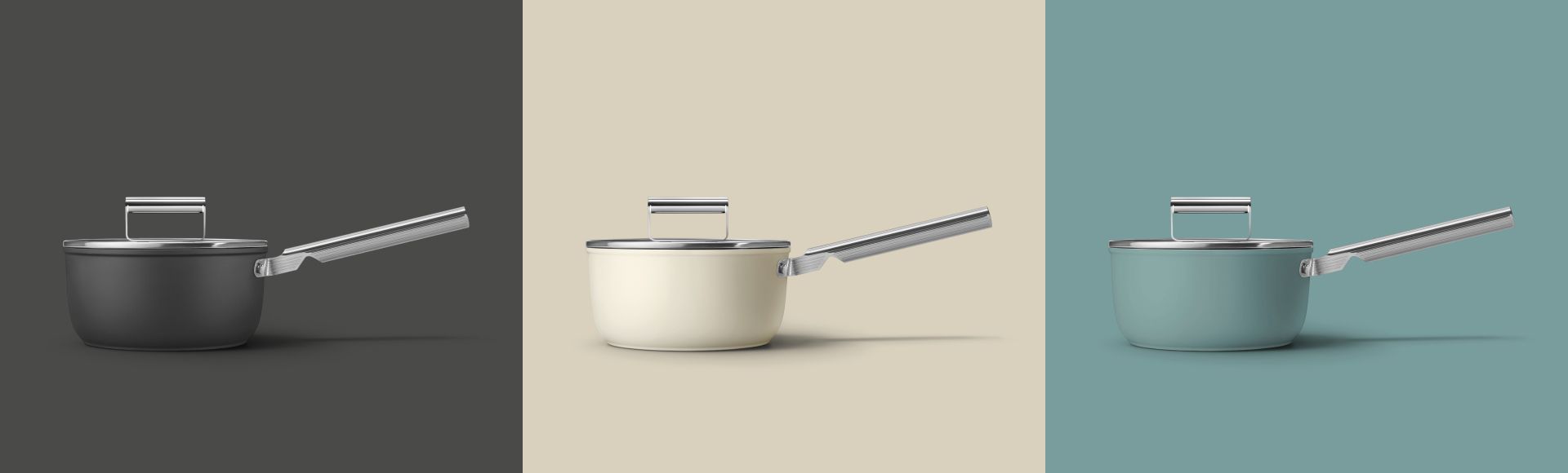 Cookware line - Cooking in colour