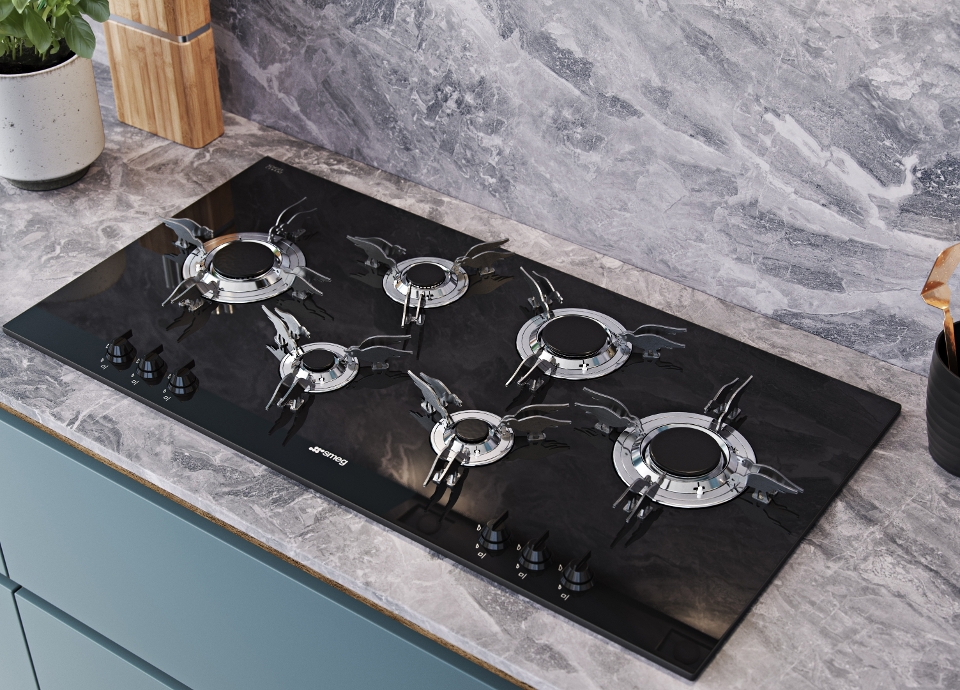 La cocción en gas tiene nombre propio, Blade Flame de Smeg