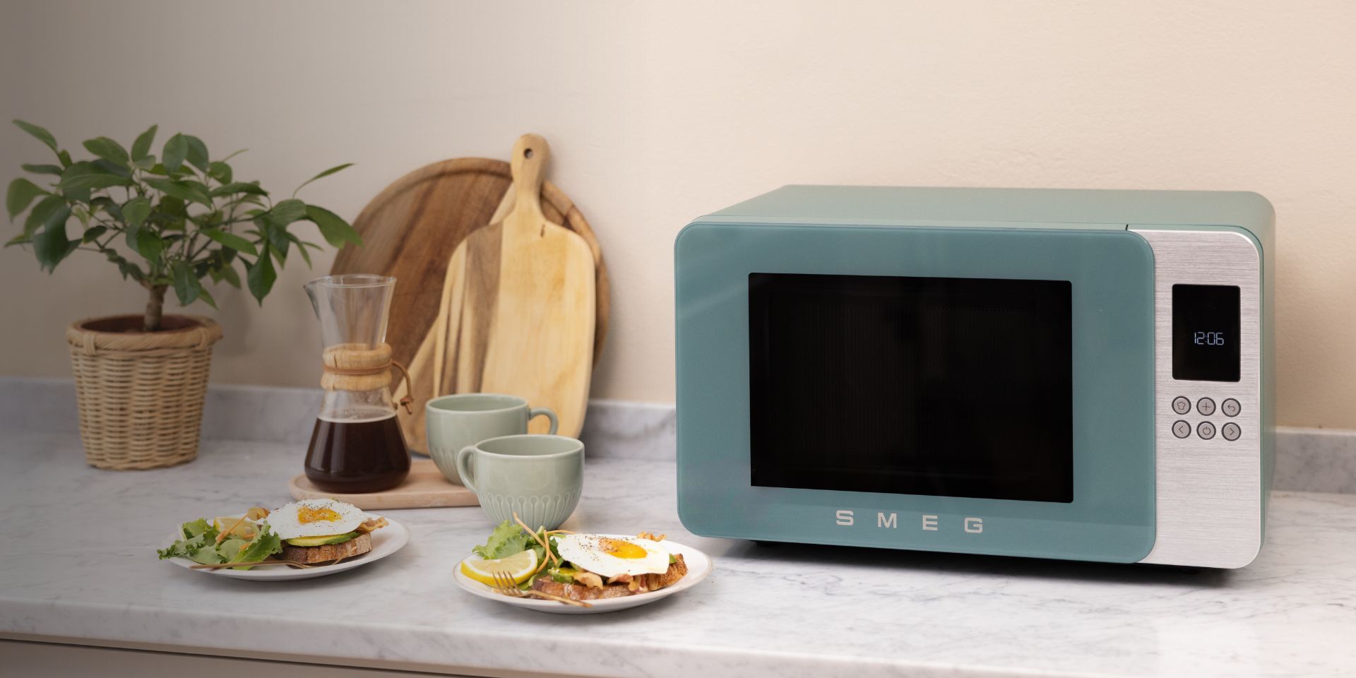 Microondas con grill Smeg