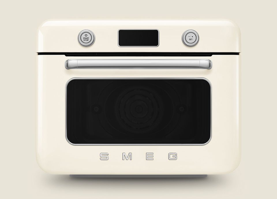 countertop combi steam oven cream