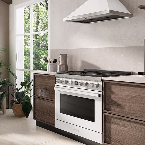 Portofino Freestanding Cooker in Red