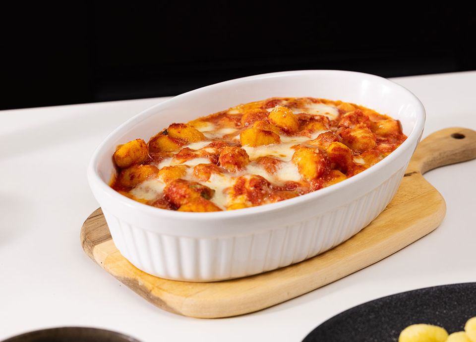 Gnocchi alla sorrentina au micro-ondes