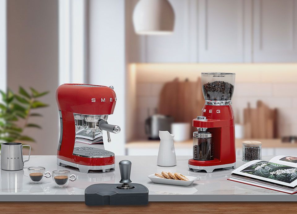 Smeg Ects01 Smeg Espresso Coffee Smeg Coffee Tamper Size Smeg Pink