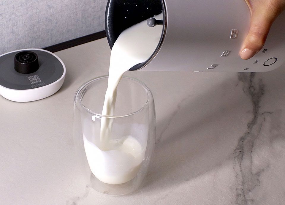 Measure with ease. Froth with precision